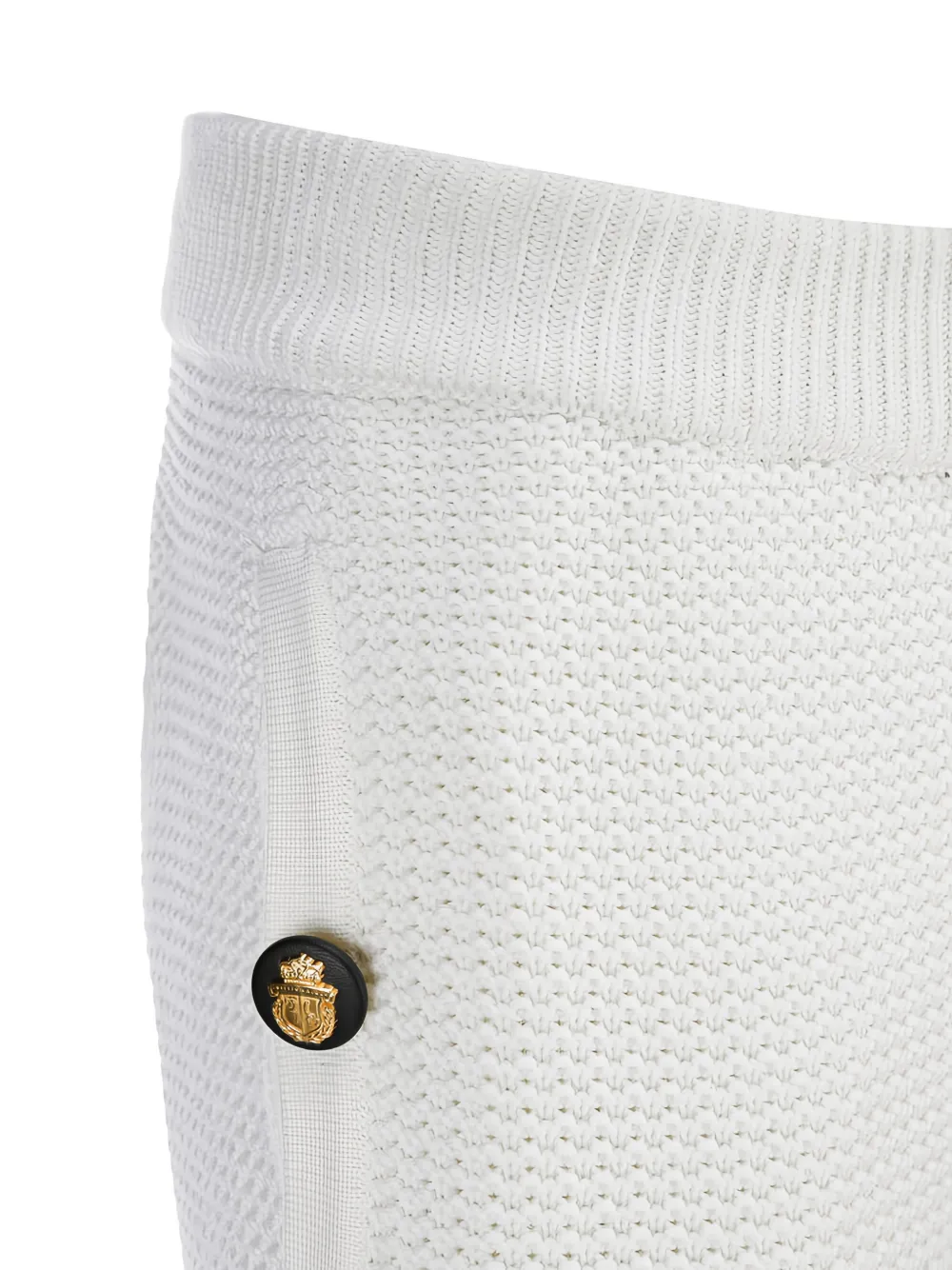 Billionaire Gebreide trainingsbroek met logodetail Wit