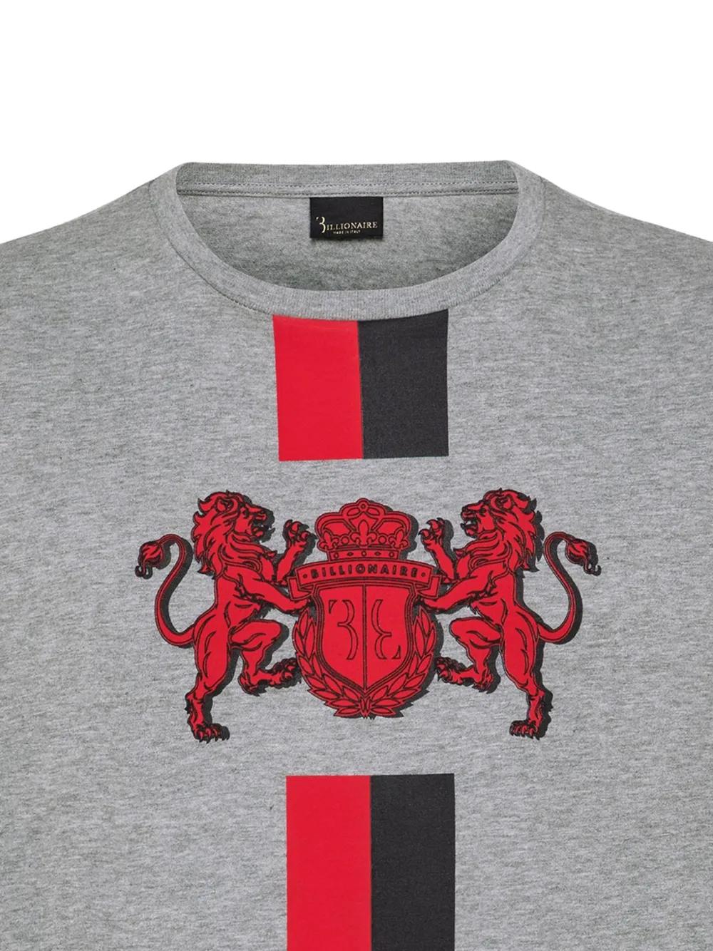 Billionaire SS Double Lion T-shirt met korte mouwen Grijs