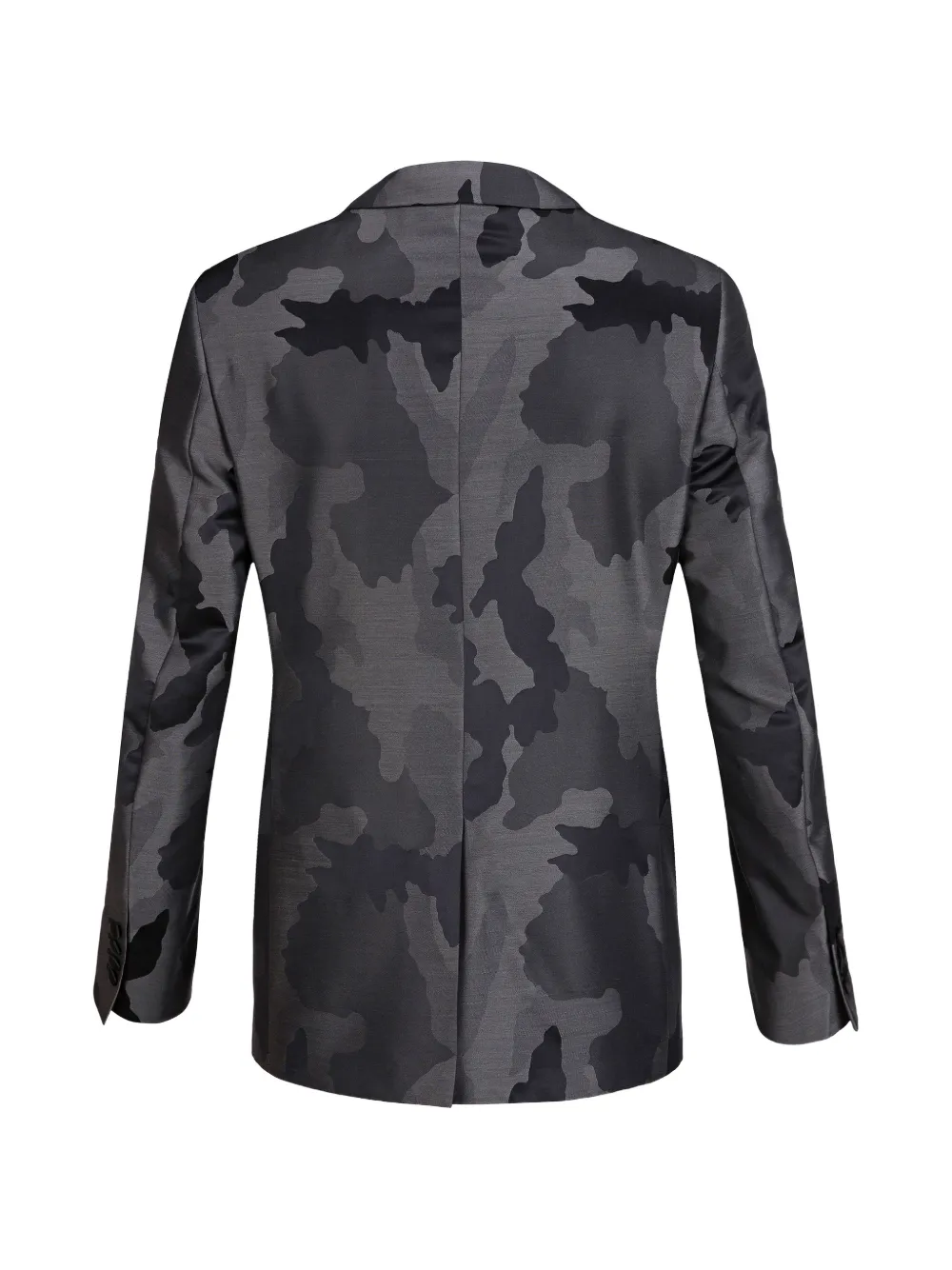  Billionaire Camouflage Pattern Blazer   Grau 