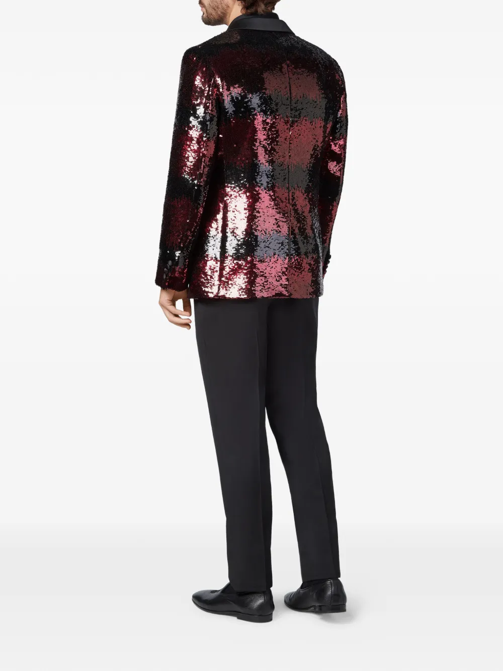  Billionaire Blazer Con Paillettes - Rosso 