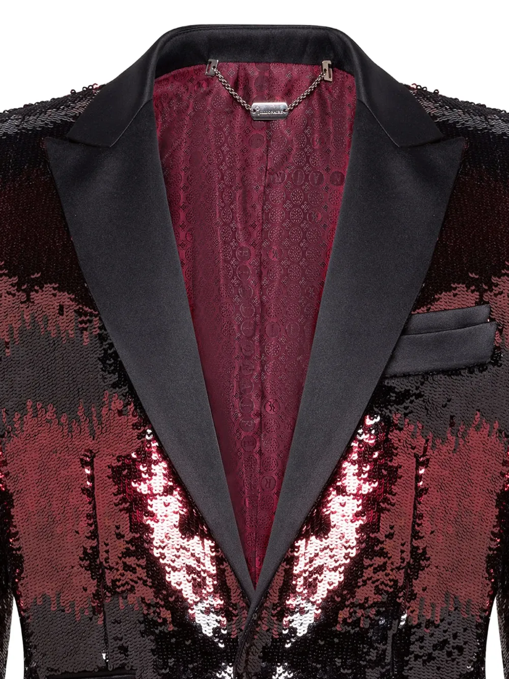  Billionaire Blazer Con Paillettes - Rosso 