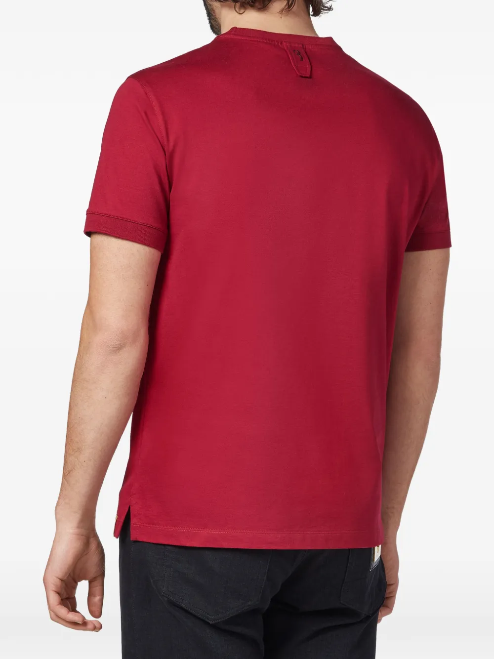 Billionaire T-shirt met ronde hals en leeuwen-print Rood