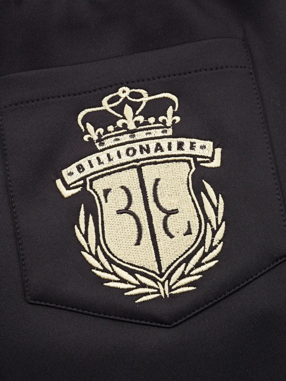Billionaire Badge B. track pants Zwart