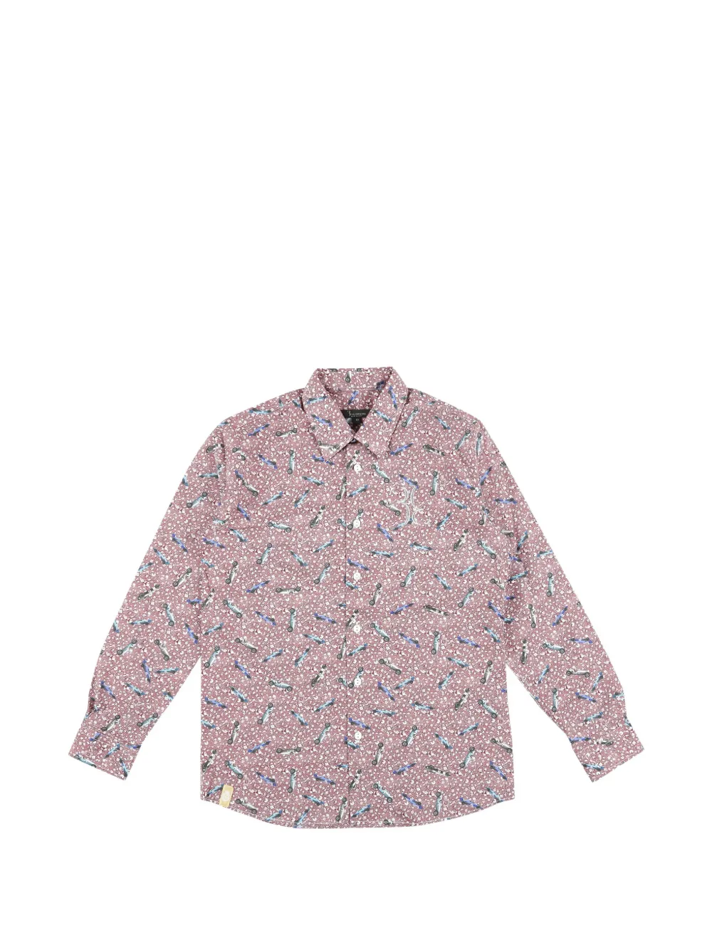 Billionaire Wakefield car-print shirt Rood