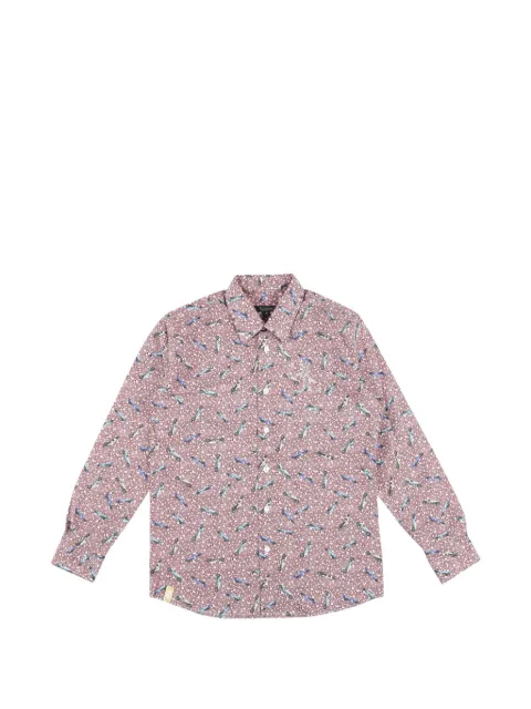 Billionaire Wakefield car-print shirt