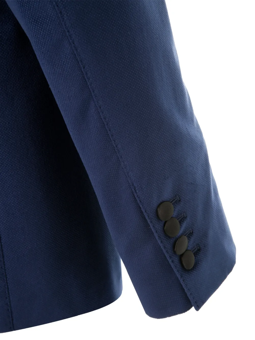Billionaire Brian blazer met enkele rij knopen Blauw