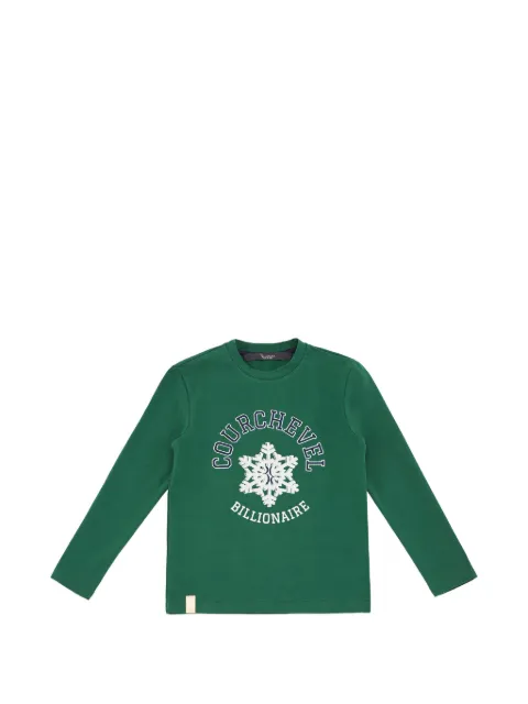 Billionaire Courchevel snowflake-print T-shirt
