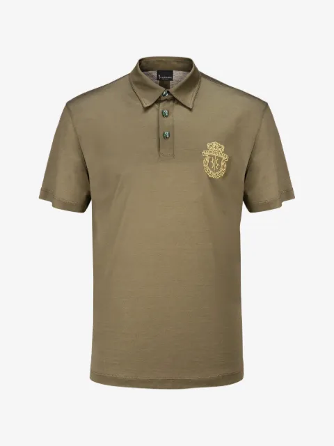 Billionaire Crest-embroidered polo shirt