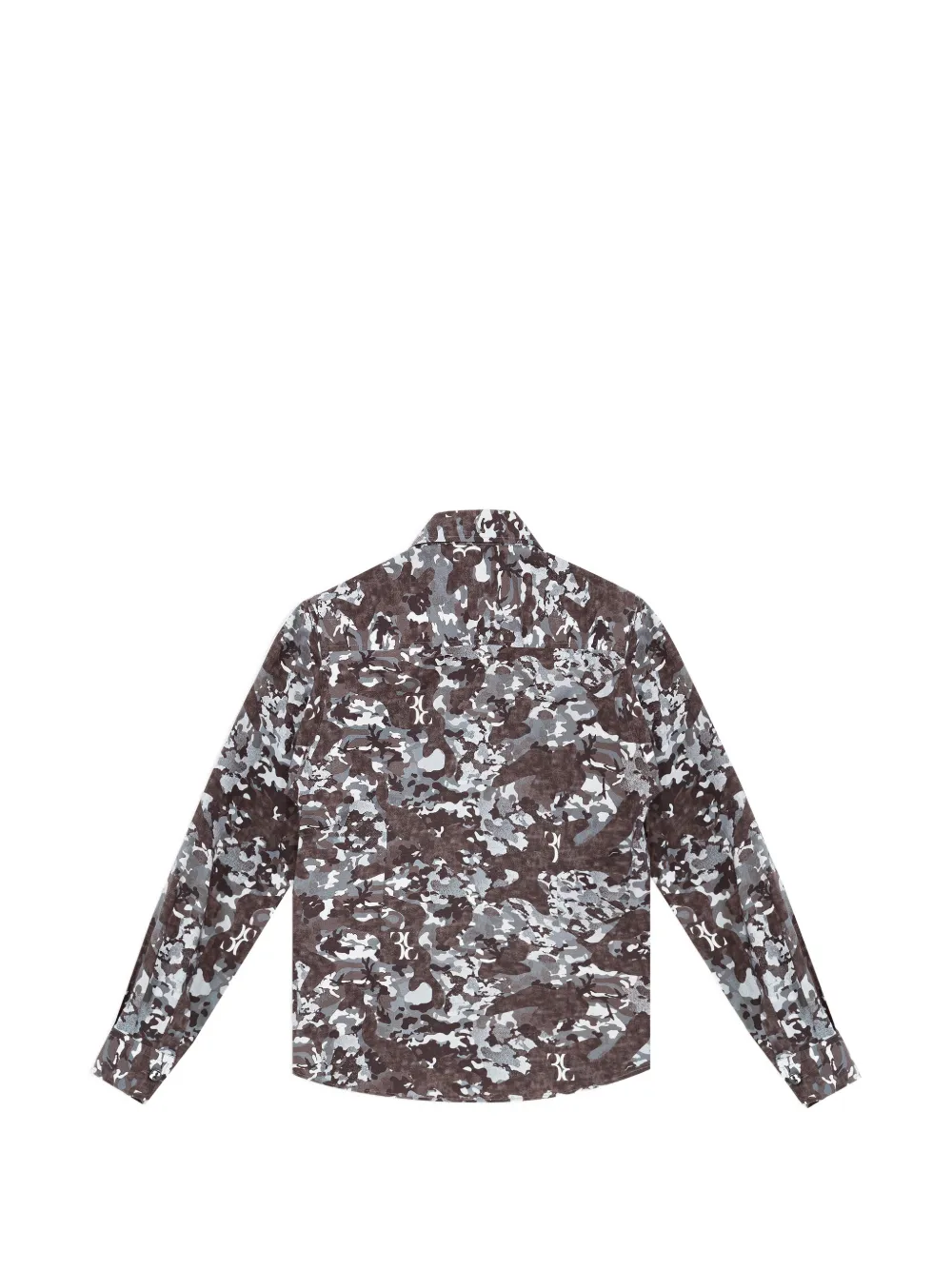Billionaire Karl camouflage-print shirt Bruin