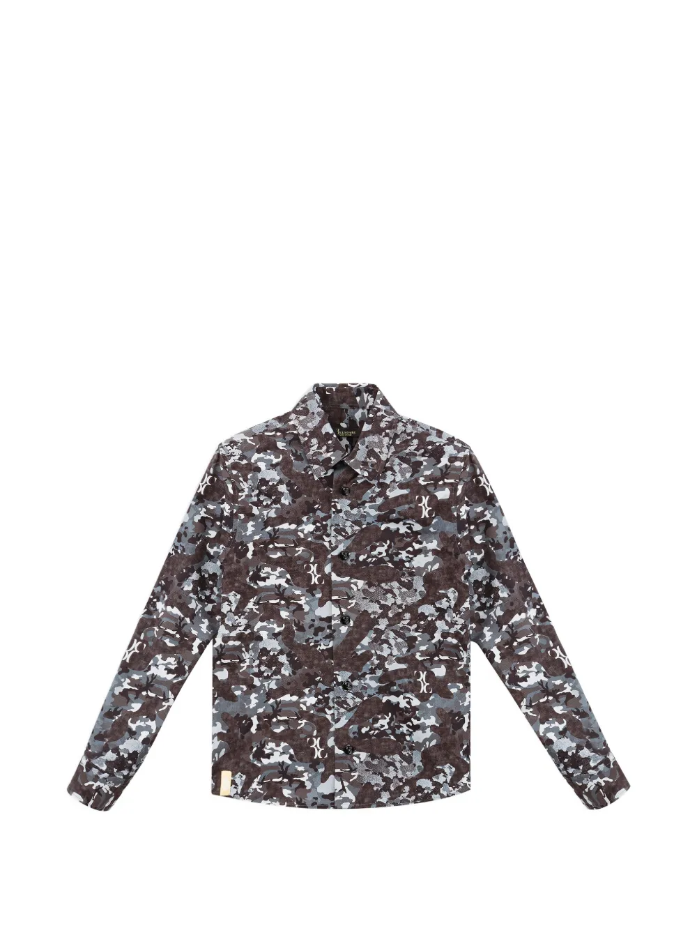 Billionaire Karl camouflage-print shirt Bruin