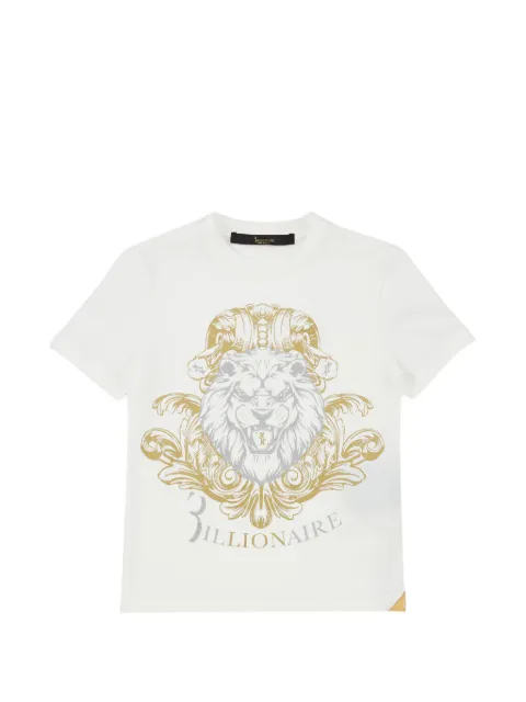 Billionaire Beaumont lion-print T-shirt