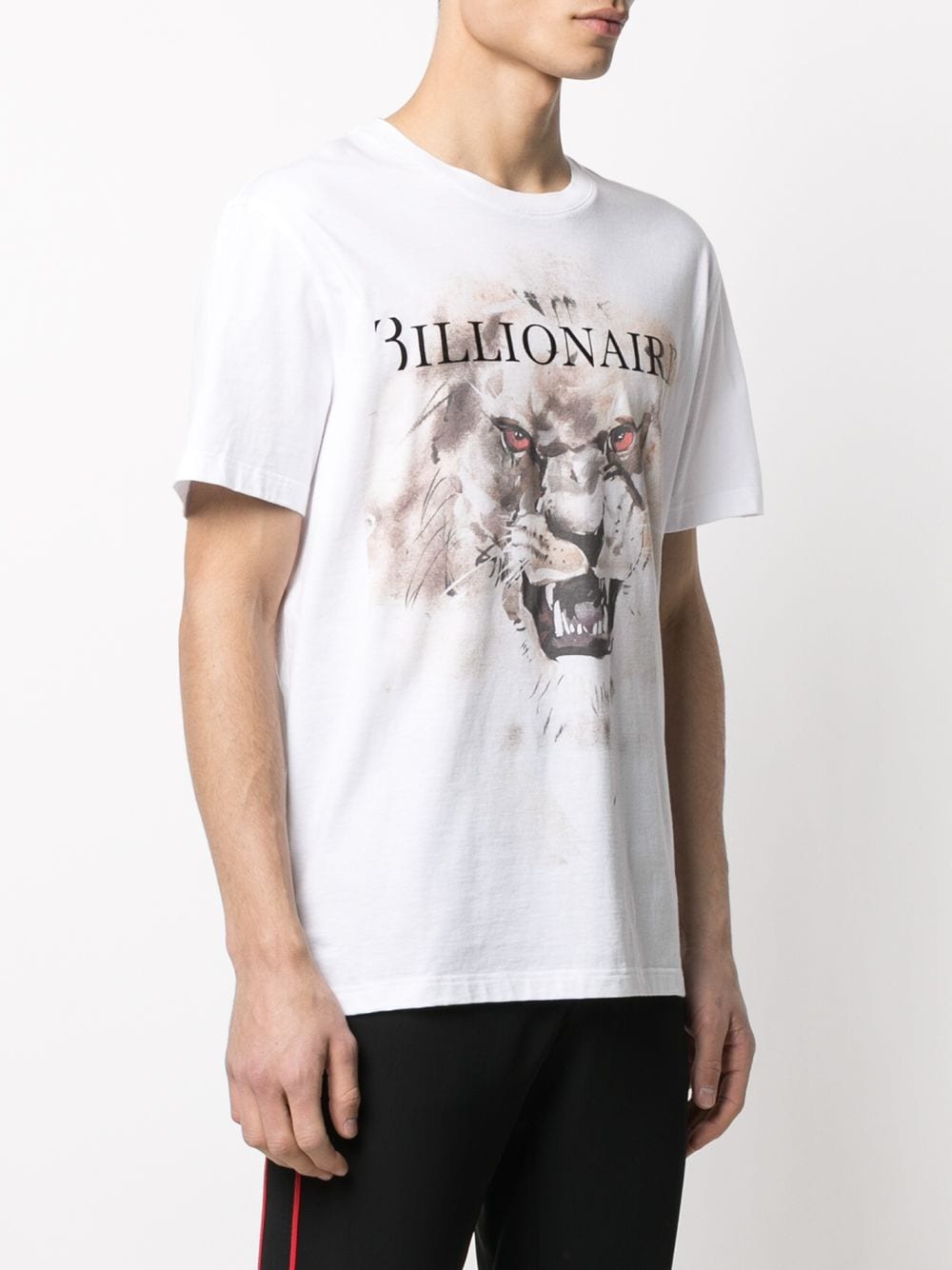 Billionaire Lion logo-print T-shirt - Farfetch