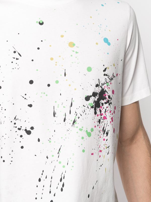 paint splatter t shirt