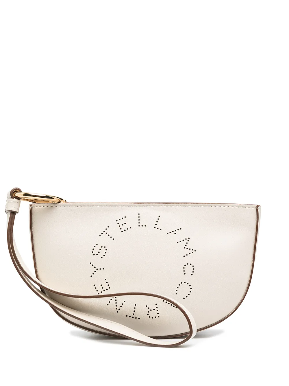 stella mccartney logo clutch