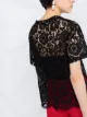 Valentino floral lace logo T-shirt