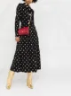 الصورة 2 من Valentino فستان منقط بأكمام طويلة