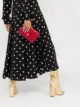 Valentino فستان منقط بأكمام طويلة