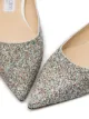 الصورة 2 من Jimmy Choo حذاء باليرينا 'لوف' جليتر
