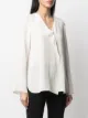 Theory V-neck silk blouse