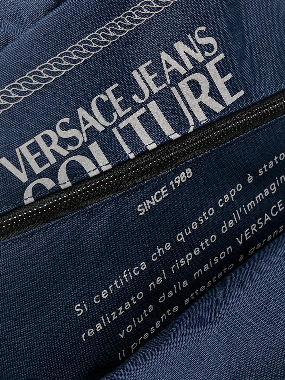 фото Versace jeans couture рюкзак на молнии с графичным принтом