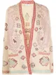 Image 1 of Etro intarsia motifs open cardigan
