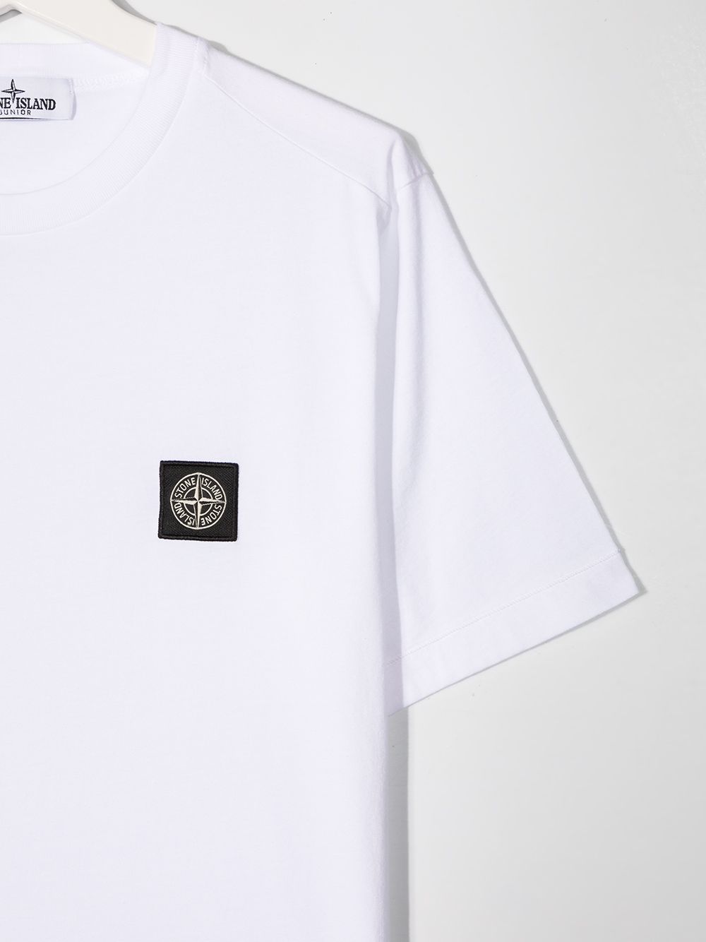 фото Stone island junior футболка с нашивкой-логотипом