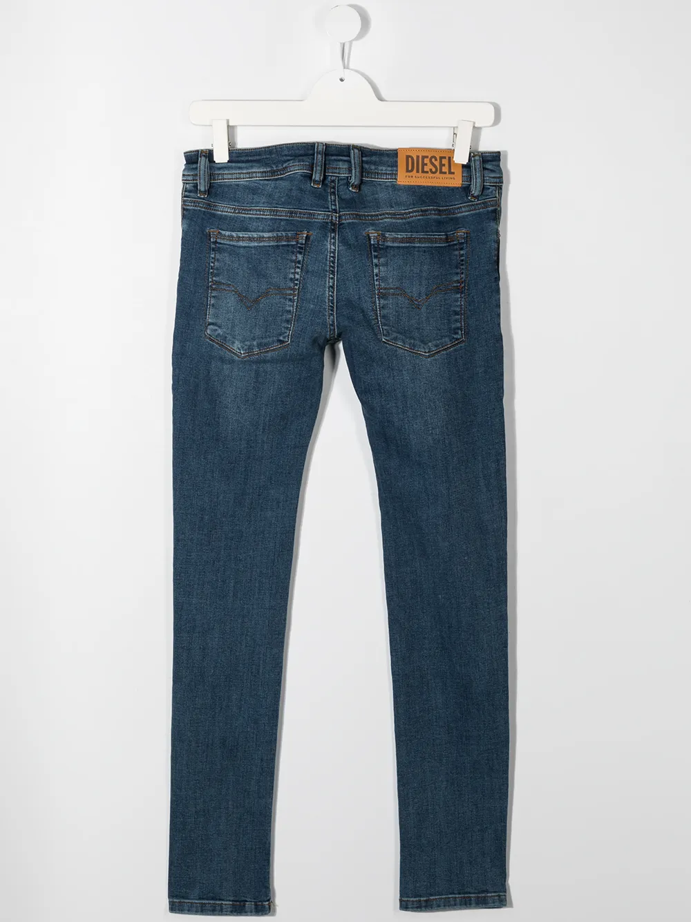 фото Diesel kids узкие джинсы средней посадки
