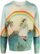 Image 1 of Casablanca Rainbow print jumper