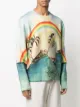 Casablanca Rainbow print jumper
