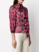 Alice+Olivia devoré velvet blouse