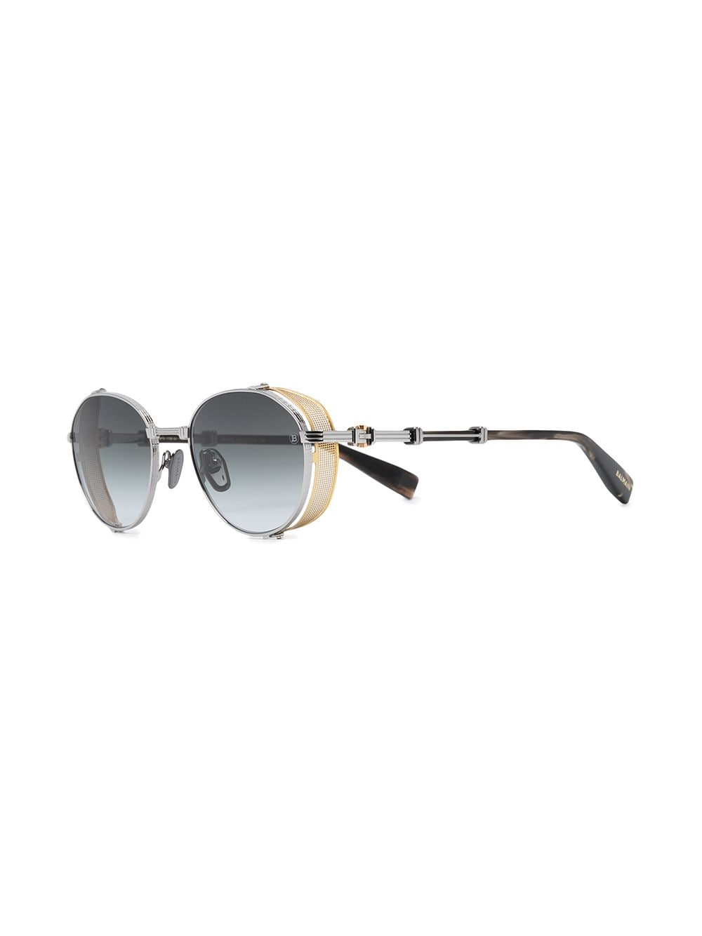 Balmain Eyewear Zonnebril met vierkant montuur - Zwart