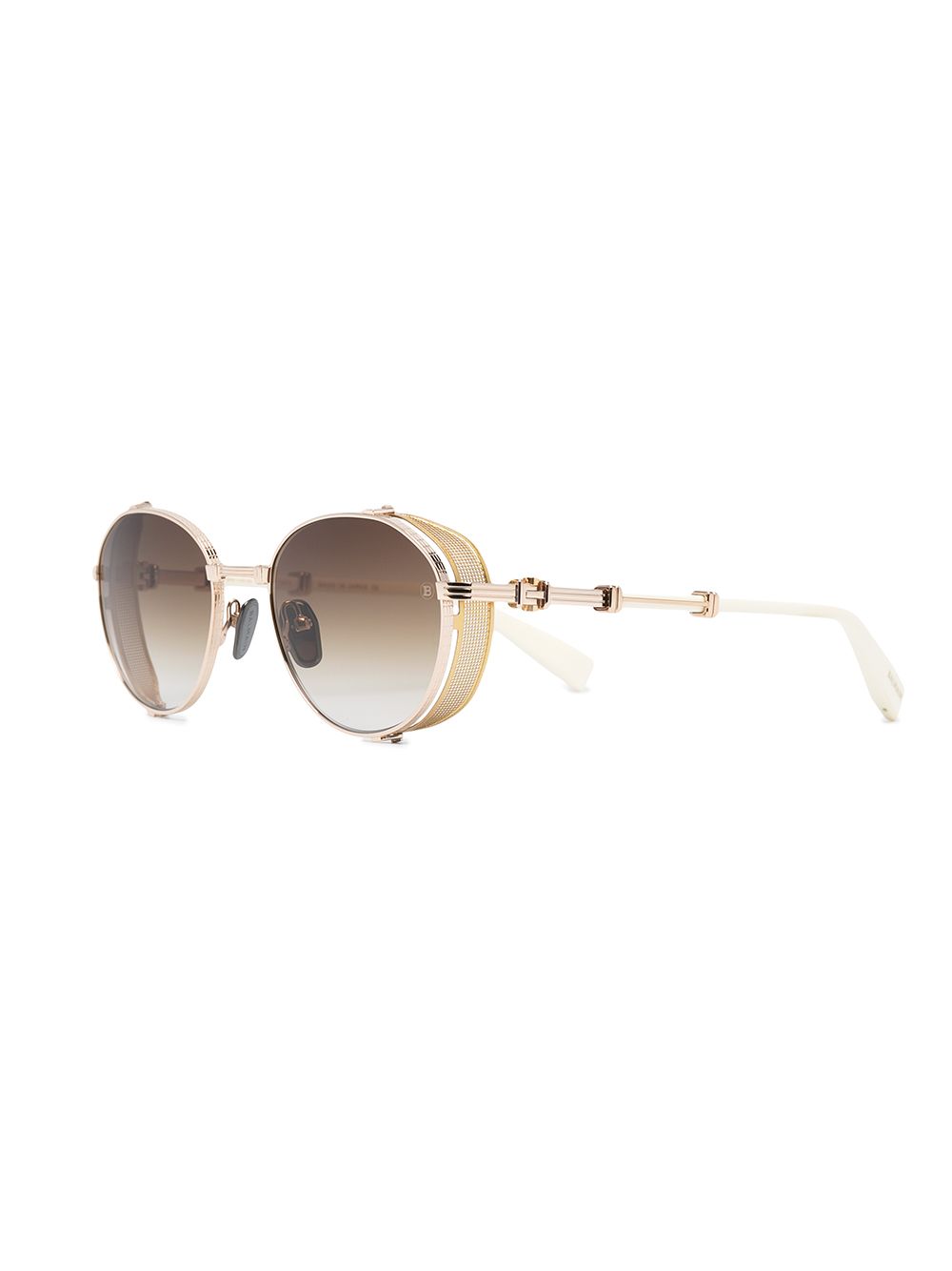 фото Balmain eyewear round tinted sunglasses