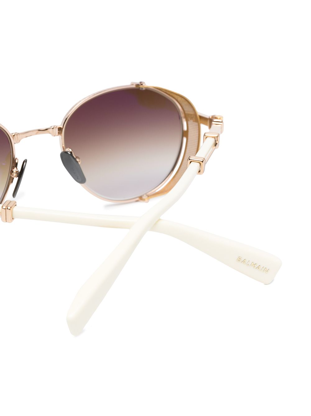 фото Balmain eyewear round tinted sunglasses