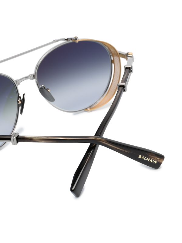 balmain double bridge sunglasses