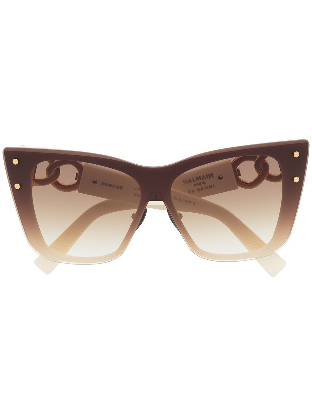 фото Balmain eyewear cat-eye tinted sunglasses