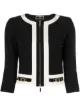 Image 1 of Elisabetta Franchi cropped two-tone jacket