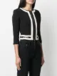 Elisabetta Franchi cropped two-tone jacket