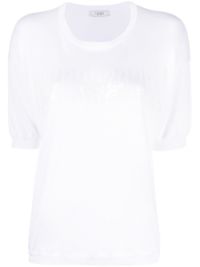 ＜Farfetch＞ 39%OFF！Peserico スパンコール Tシャツ - ホワイト画像