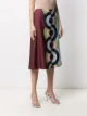 Ports 1961 geometric print A-line skirt