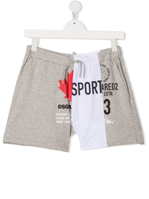 DSQUARED2 KIDS TEEN Sport Edtn. 03 cotton shorts