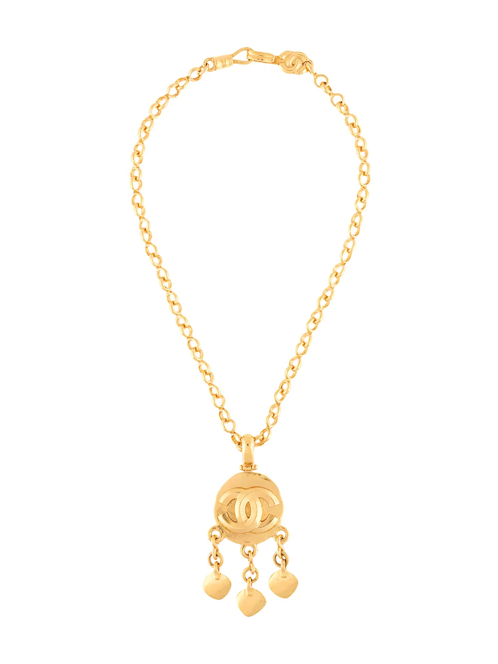 Chanel Pre-Owned колье 1995-го года с подвеской CC