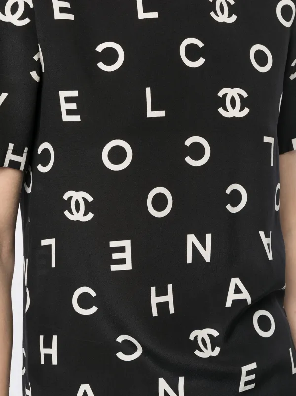 Chanel Pre-owned 1997 Logo Printed T-Shirt