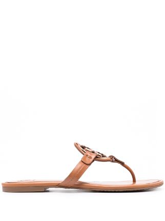 Tory Burch Miller metal-logo Sandals - Farfetch