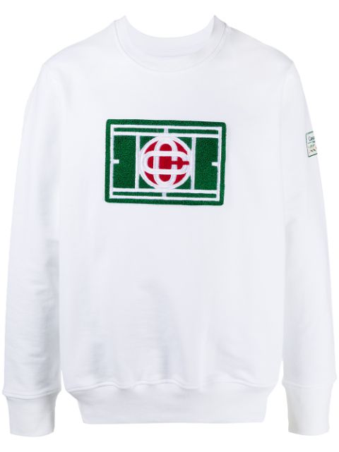 Casablanca - logo patch sweatshirt