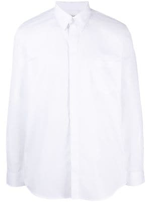 givenchy white long sleeve shirt