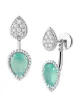Image 1 of Boucheron 18kt white gold diamond aquaprase Serpent Bohème single earring