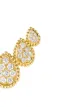 Boucheron 18kt yellow gold diamond Serpent Bohème earrings