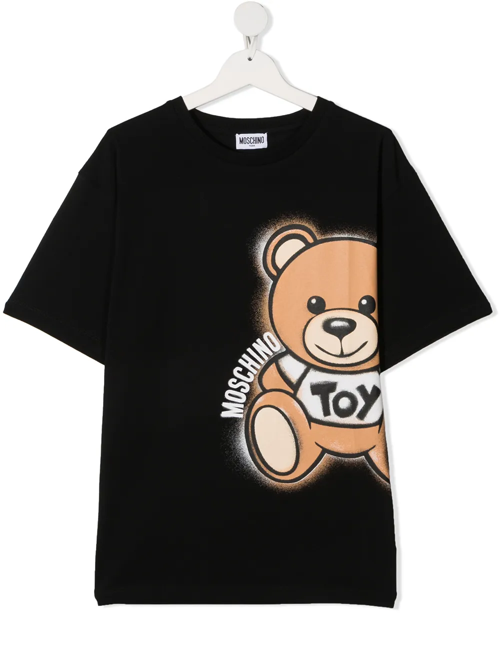 фото Moschino kids футболка с принтом teddy bear