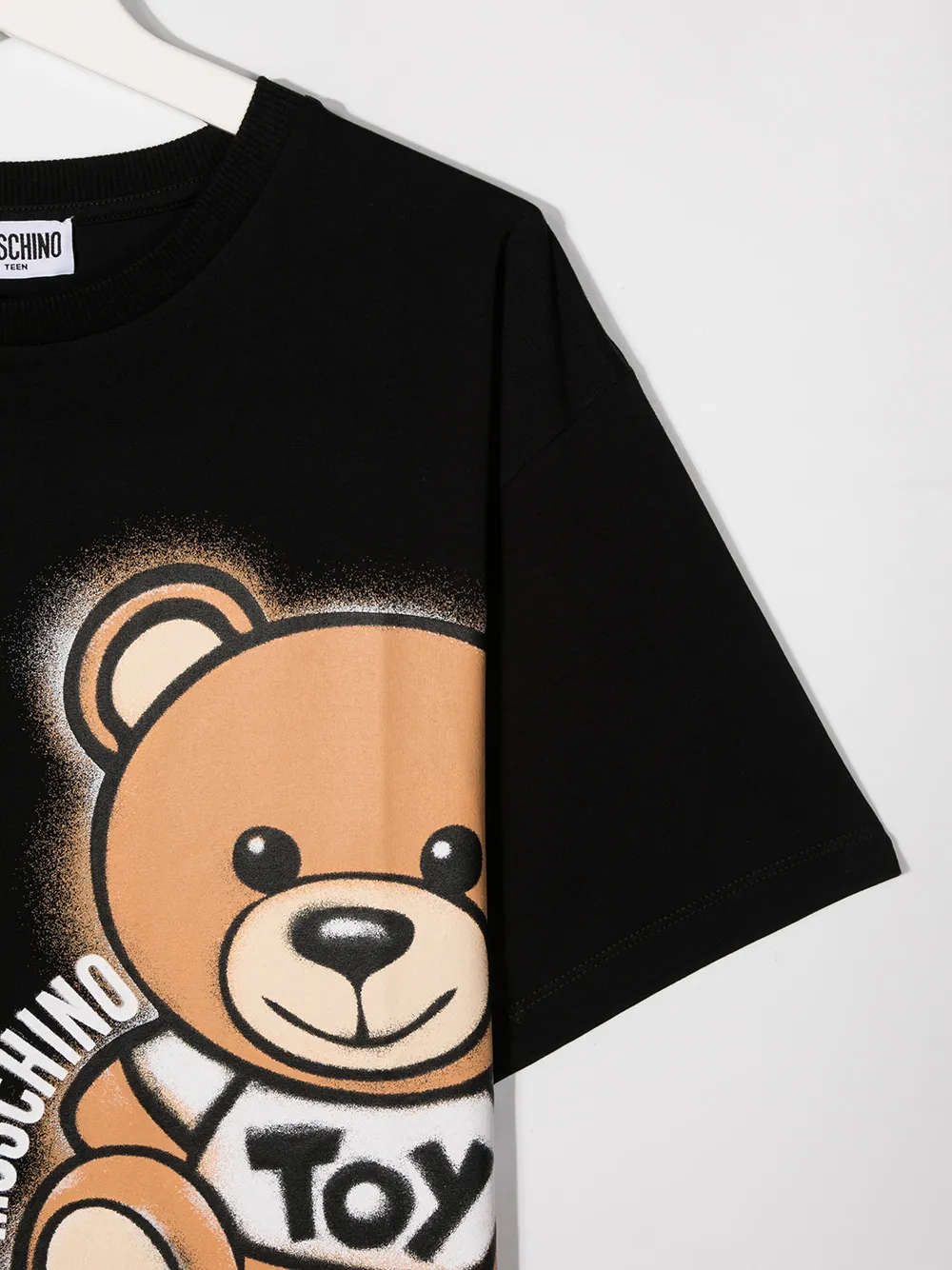 фото Moschino kids футболка с принтом teddy bear