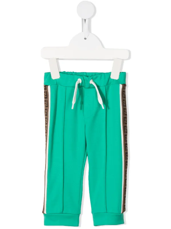 kids green track pants